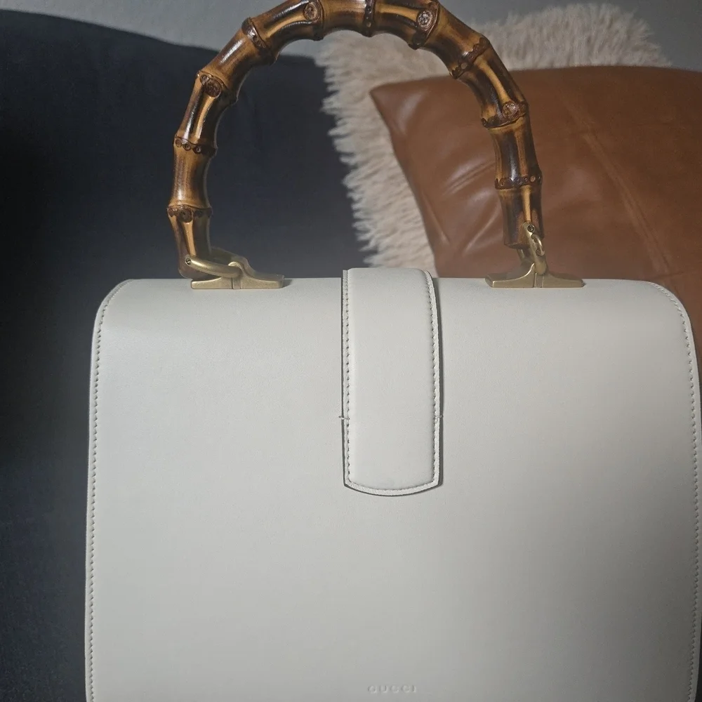 GUCCI EUC Dionysus Bamboo Top Handle Handbag Full Inclusion
